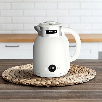 Akıllı Kettle | Mobil Kontrol, Wifi, 1.5 Lt, Çelik, 2200W, Sesli, Akıllı, Su Isıtıcı (Krem - X7101_M0 - Xenon Smart