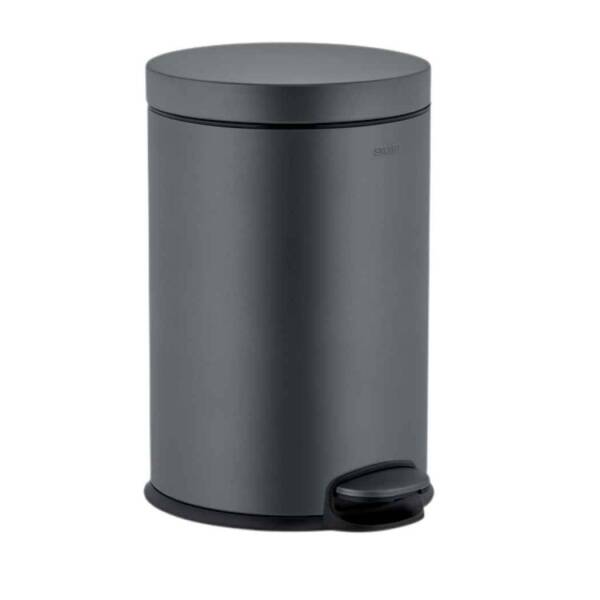 Smart Round Pedallı Çöp Kovası Gri 5 Litre (1007 05GR) - 1