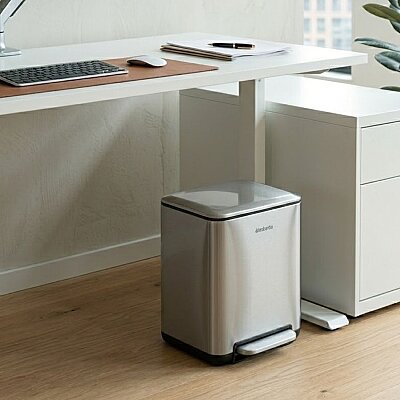 Smart Slim Inox Pedallı Çöp Kovası 6 Lt (1003 06ST) - Smart