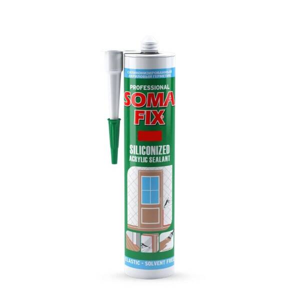 Somafix S124 Silikonize Mastik 310ml Gri (TUT444) - 1