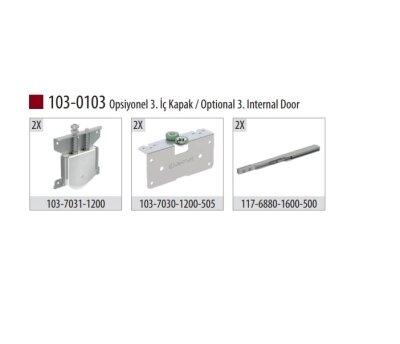 Albatur-Soft Sürme 3. Kapak İçin Tekli Mekanizma (103-0113-1200) - Albatur (1)