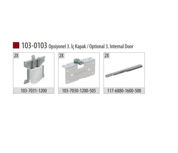 Albatur-Soft Sürme 3. Kapak İçin Tekli Mekanizma (103-0113-1200) - 2