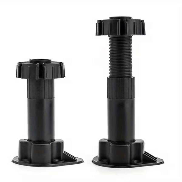 Sese Plastik Baza Ayağı 1. Kalite Siyah Ayak 15-20cm (SS400-80) - 1