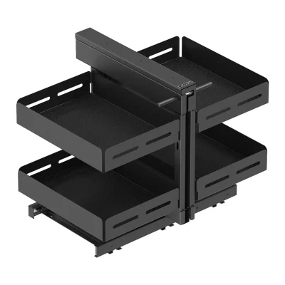 Starax 45cm Unique Box Bağımsız Körköşe Mekanizması Antrasit Renk (S-3007-UB-A) - 2