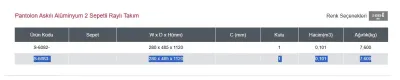 Starax Pantolon Askılı Alüminyum 2 Sepetli Raylı Takım (S-6083-G) - 3