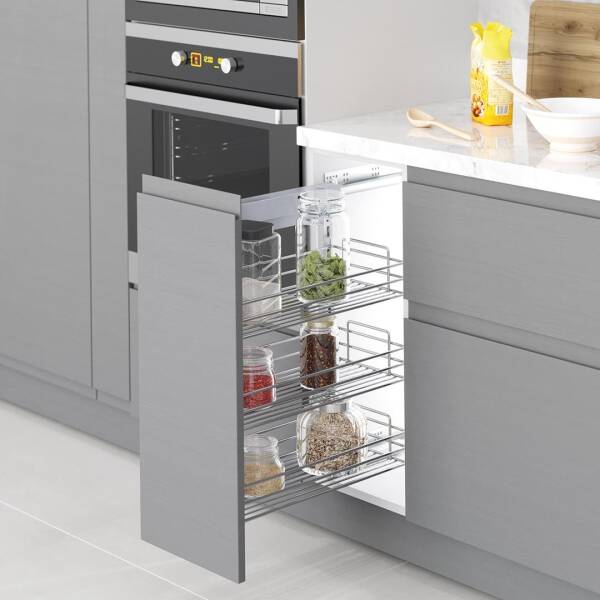 Starax Yandan Gizli Raylı Ünite Sağ 90 Derece Modül 30cm (S-2208-C) - 1