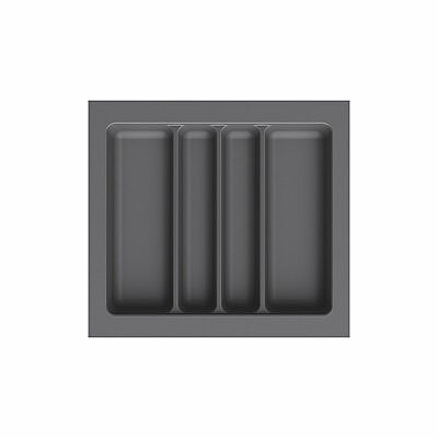 Starax 54x49 Gri Plastik Kepçelik 4 Gözlü Modül 60cm (S-2687-GP) - Starax (1)