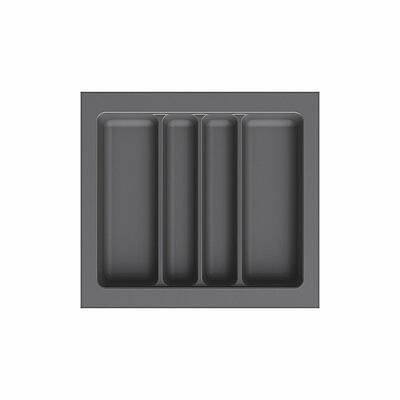 Starax 54x49 Gri Plastik Kepçelik 4 Gözlü Modül 60cm (S-2687-GP) - 3