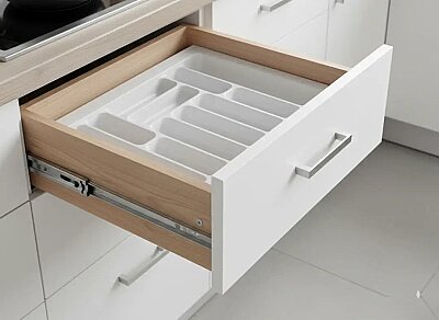 Starax 70 Cm Beyaz Plastik Kaşıklık 10 Gözlü Modül 64x49 Cm (S-2288-WP) - Starax