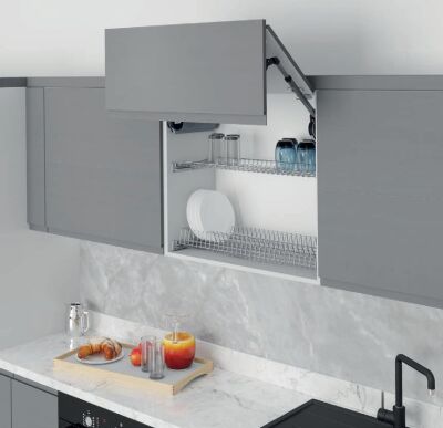 Starax 70cm Plastik Tepsili Tabaklık - Bardaklık Seti (S-5164-C) - 1