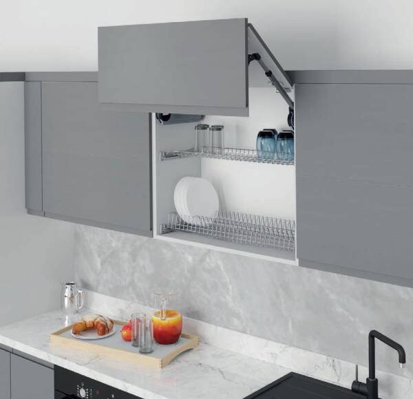 Starax 70cm Plastik Tepsili Tabaklık - Bardaklık Seti (S-5164-C) - 1