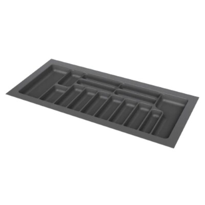 Starax 94x49 Cm Gri Plastik Kaşıklık 14 Gözlü 100cm (S-2293-GP) - 2