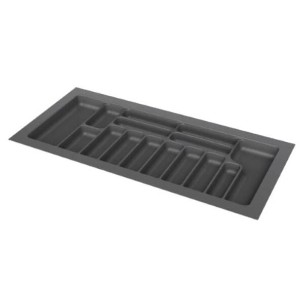 Starax 94x49 Cm Gri Plastik Kaşıklık 14 Gözlü 100cm (S-2293-GP) - 2