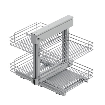 Starax 50cm Tel Hasır Sepetli Bağımsız Körköşe Mekanizması Sol (S-3009-C) - 2