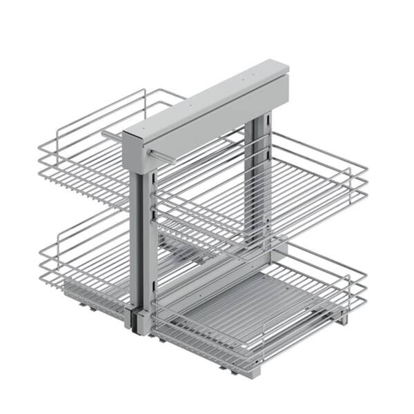 Starax 50cm Tel Hasır Sepetli Bağımsız Körköşe Mekanizması Sol (S-3009-C) - 2