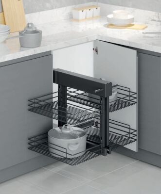 Starax 45cm Tel Hasır Sepetli Bağımsız Körköşe Mekanizması Sol (S-3007-A) - Starax
