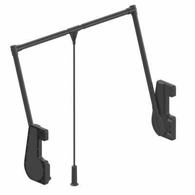 Starax Gardırop Asansörü (15Kg) Antrasit W: 850-1150mm (S-6014-A) - 4