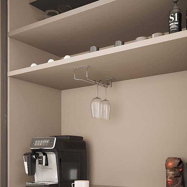 Starax Kadeh Askısı 1 Bölmeli Krom (S-4041-C) - 1