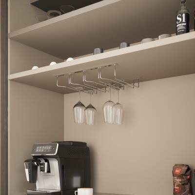 Starax Kadeh Askısı 4 Bölmeli Krom (S-4044-C) - 1