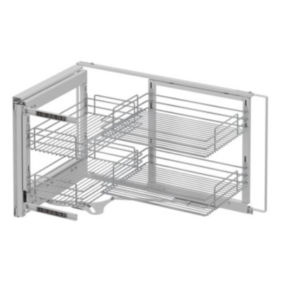 Starax Kapağa Monte Kör Köşe Mekanizması Sağ Frenli Krom 45cm (S-3002-C) - Starax (1)