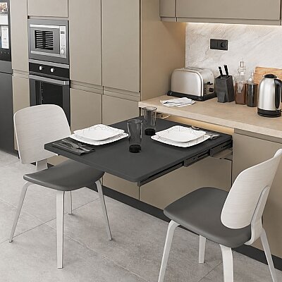 Starax Katlanır Masa Mekanizması 70cm Antrasit (S-2141-A) - Starax