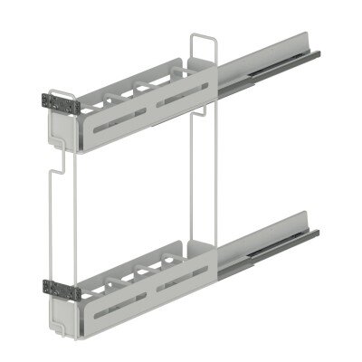 Starax 2661 Unique Box Çift Açılım Beyaz Renk Kaymaz Şişelik Modül 15cm (S-2661-UB-W) - 2