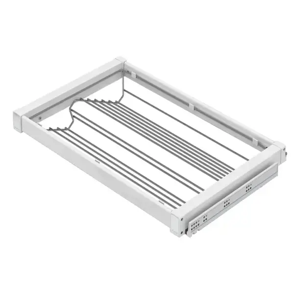 Starax 70cm Gizli Raylı Alüminyum Ayakkabılık (S-6719-W) - 2