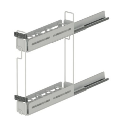 Starax 15cm Unique Box Kaymaz Yüzeyli Şişelik – Çift Açılım Beyaz Renk (S-2662-UB-W) - 2