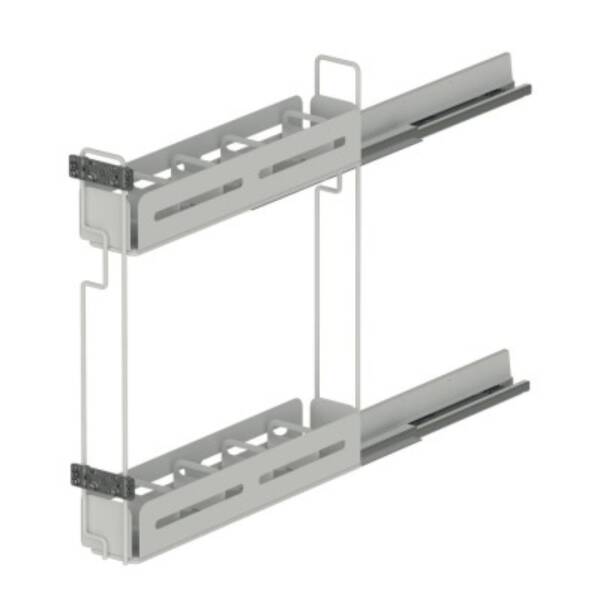 Starax 15cm Unique Box Kaymaz Yüzeyli Şişelik – Çift Açılım Beyaz Renk (S-2662-UB-W) - 2