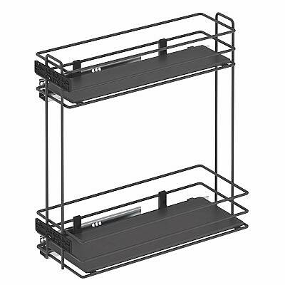 Starax 20 Cm Gizli Raylı Deterjanlık Tek Açılım Ahşap Sağ (S-2485-A) - 2