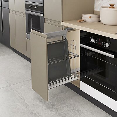 Starax 25 Cm Yandan Gizli Raylı Tepsilik (S-2898-C) - Starax