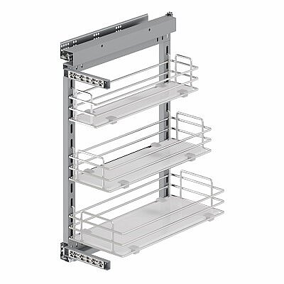 Starax 25 Cm Yandan Gizli Raylı Ünite Ahşap (S-2242-C) - 3