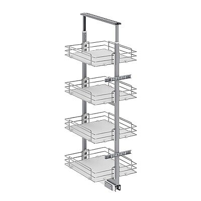 Starax 40 Cm Teleskopik Kiler Ahşap 2 Sepetli (S-1503-C) - Starax (1)
