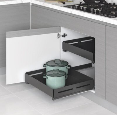 Starax 40 cm Frenli Unique Box Bağımsız Çift Açılım Gizli Raylı Çekmece - Starax