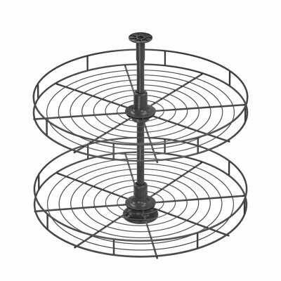 Starax 4/4 Klasik Döner Sepet Takımı Antrasit 74cm (S-3034-A) - Starax (1)