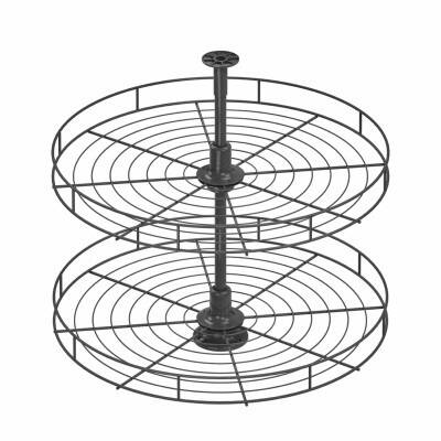 Starax 4/4 Klasik Döner Sepet Takımı Antrasit 74cm (S-3034-A) - 2