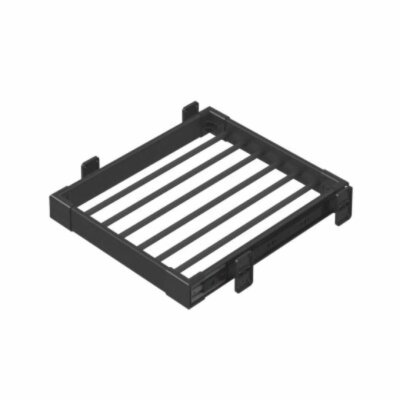 Starax 45cm Teleskopik Raylı Alüminyum Pantolonluk Antrasit (S-6202-A) - 2