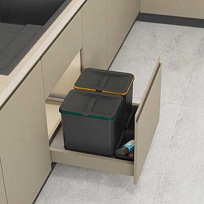 Starax 60 Cm Çekmece İçi Manuel Çöp Kovası (S-2532-A) - Starax