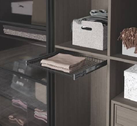 Starax 60cm Teleskopik Raylı Çok Amaçlı Küçük Boy Sepet (S-6345-A) - 1