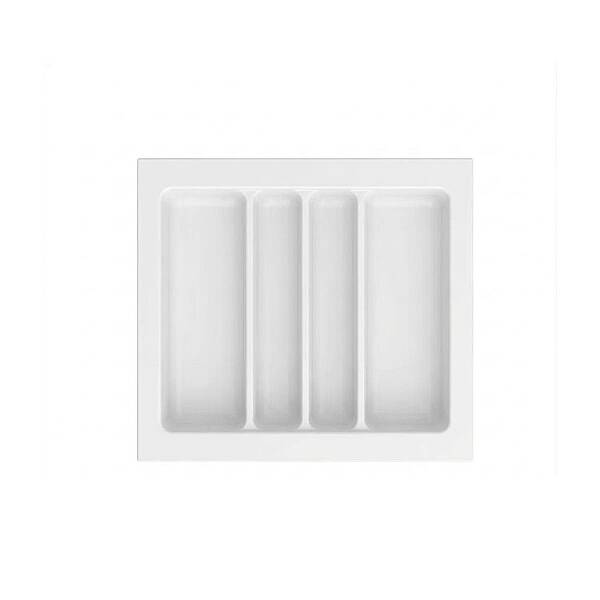 Starax 54x49 Beyaz Plastik Kepçelik 4 Gözlü Modül 60cm (S-2687-WP) - 2