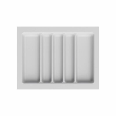 Starax 64x49 Beyaz Plastik Kepçelik 5 Gözlü Modül 70cm(S-2688-WP) - 2