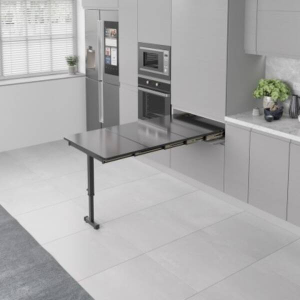 Starax Ayaklı Katlanır Masa Mekanizması 90cm Antrasit Renk (S-2148-A) - 2