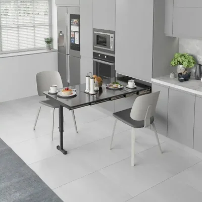 Starax Ayaklı Katlanır Masa Mekanizması 90cm Antrasit Renk (S-2148-A) - 1