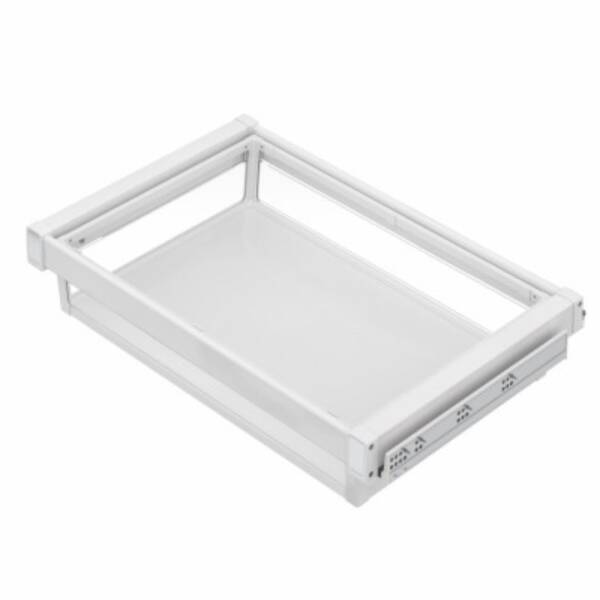 Starax Gizli Raylı Alüminyum Çekmece Frenli Beyaz 80cm (S-6703-W) - 2