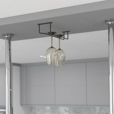 Starax Kadeh Askısı 1 Bölmeli ANTRASİT (S-4042-A) - Starax