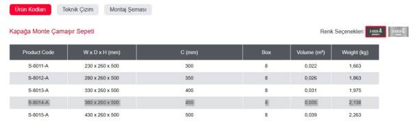 Starax Kapağa Monte Çamaşır Sepeti Antrasit Modül 45cm (S-8014-A) - 3