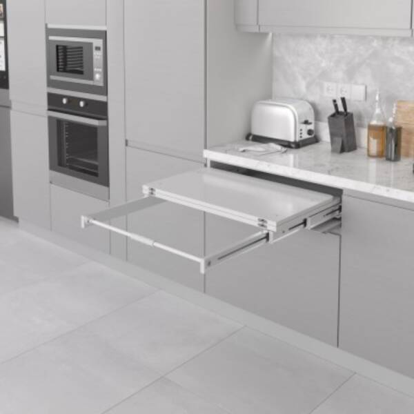 Starax 60cm Katlanır Masa Mekanizması Beyaz Renk (S-2140-W) - 3