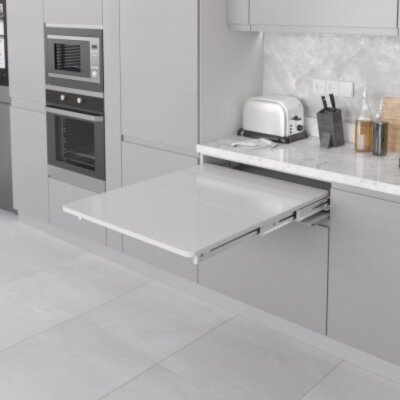 Starax 60cm Katlanır Masa Mekanizması Beyaz Renk (S-2140-W) - 2