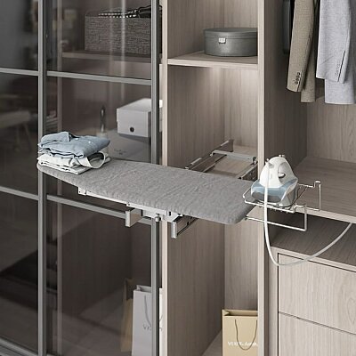 Starax Movea Ütü Masası Gri 40 Cm (S-6615-G) - Starax