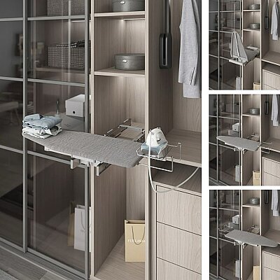 Starax Movea Ütü Masası Gri 40 Cm (S-6615-G) - Starax (1)